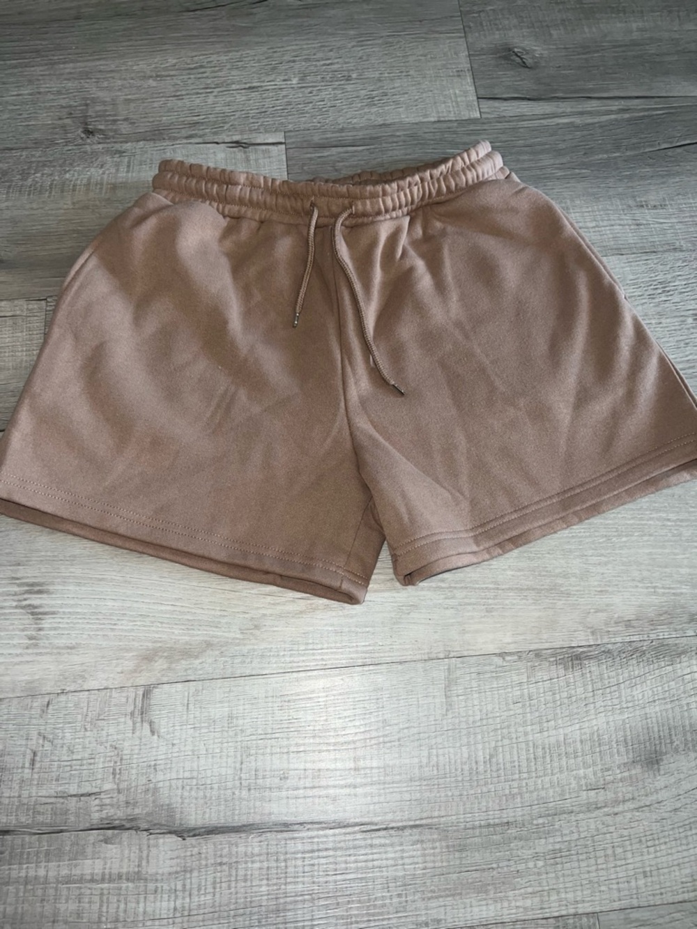 Fashion Nova Women's Brown Drawstring Lounge Shorts